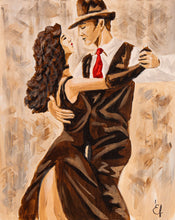 Kép betöltése a galériamegjelenítőbe: Táncospár  - Online festési csomag
