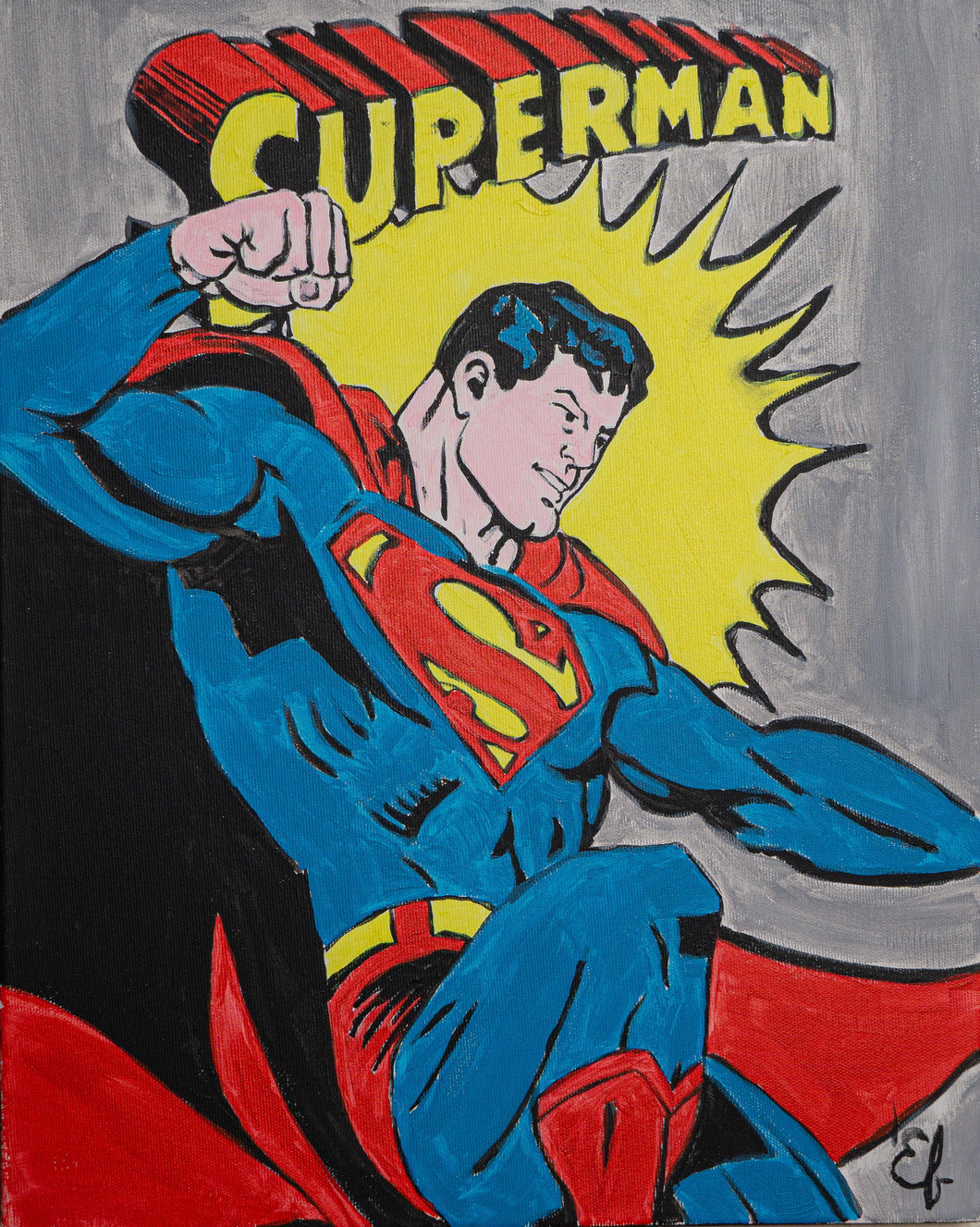 Superman Old Poster  - Online festési csomag